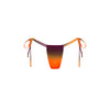 Tie Ruched Thong Bikini Bottom - Coyote Kisses
