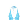 Frill Halter Bralette Bikini Top - Checkmate