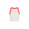 Bind Crop Tank Top - Hibiscus Kisses