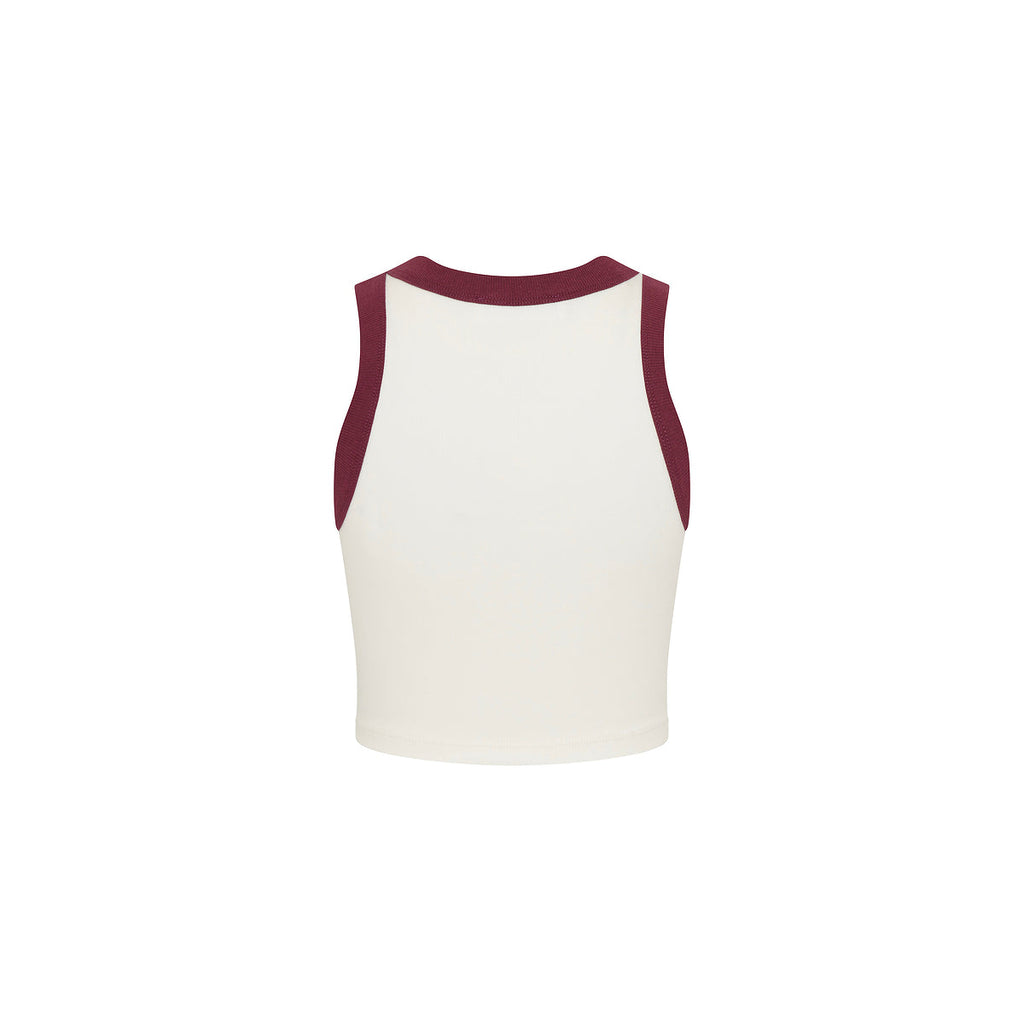 Bind Crop Tank Top - Wild West