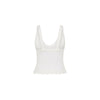 Crochet Knit Cami - Ivory