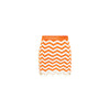 Chevron Knit Mini Skirt - Dreamsicle