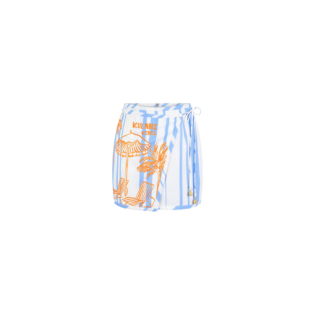 Tie Wrap Mini Skirt - Sunny Daze