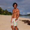 Men's Swim Trunks - Coconut Dreams