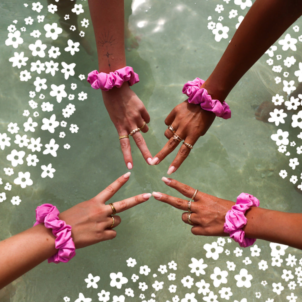 Scrunchie Hair Tie - Give n Glow