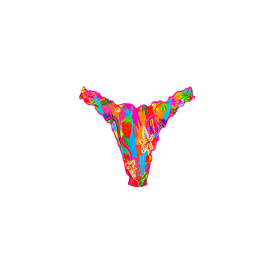 Lettuce Edge Thong Bikini Bottom - Havana Haven