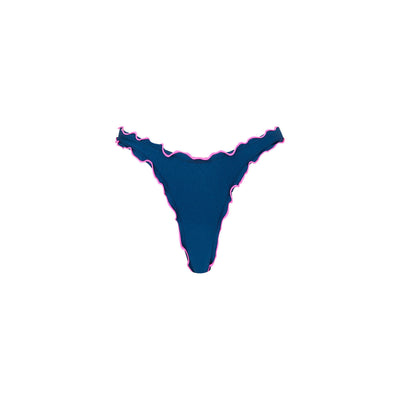 Lettuce Edge Thong Bikini Bottom - Mystic Moon