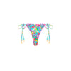 Lettuce Edge Thong Tie Bikini Bottom - Mermaid Garden