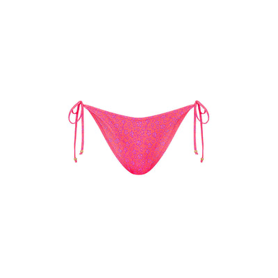 Dipped Cheeky Tie Bikini Bottom - Kiss Me