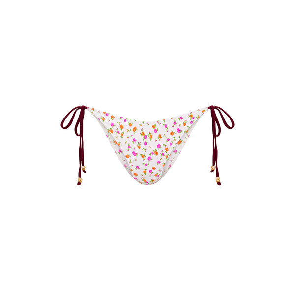 Dipped Cheeky Tie Bikini Bottom - Rosie Posie