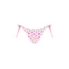 Braided Tie Classic Cut Bikini Bottom - Flamingo Flora