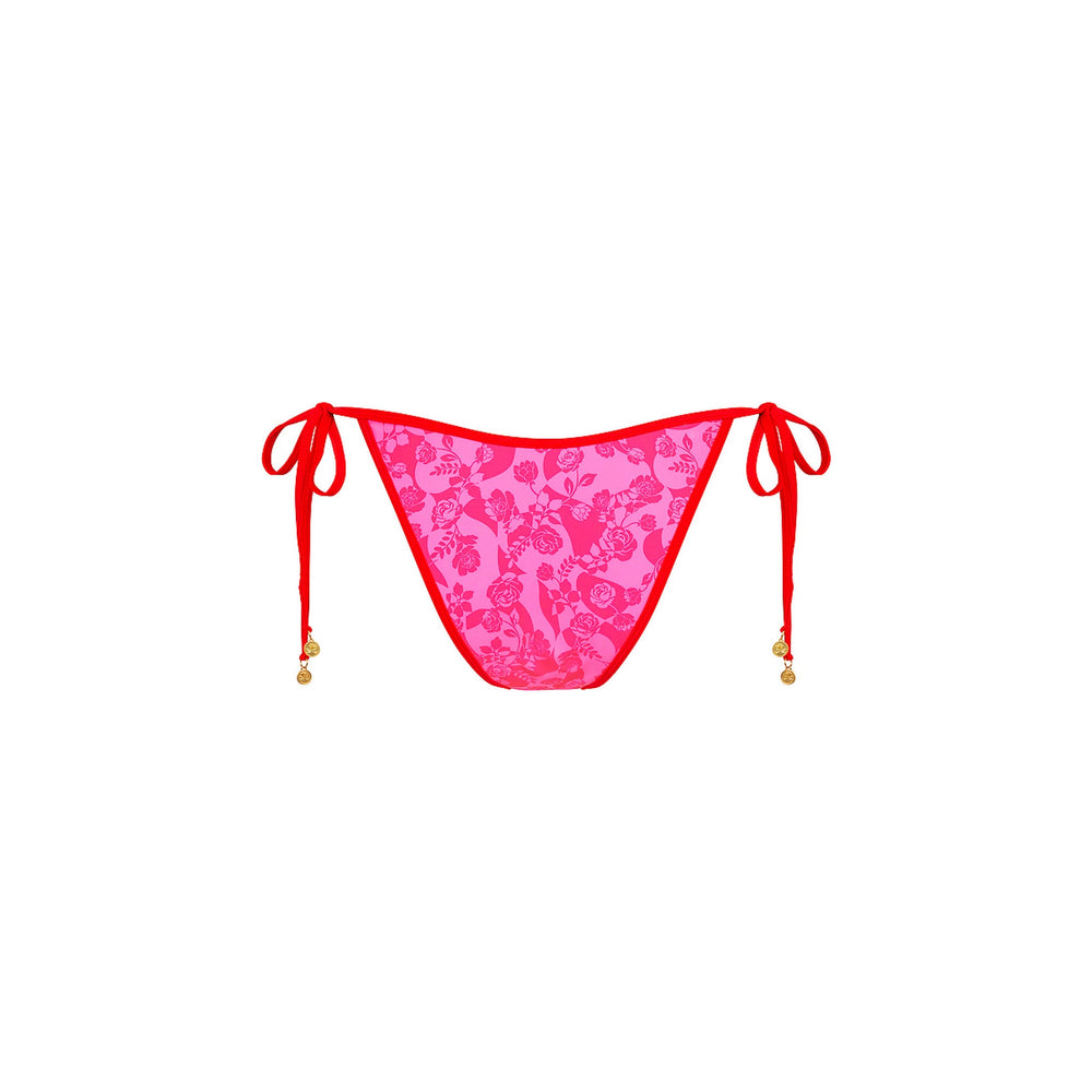 Bind Dipped Cheeky Tie Bikini Bottom - Hearts Collide
