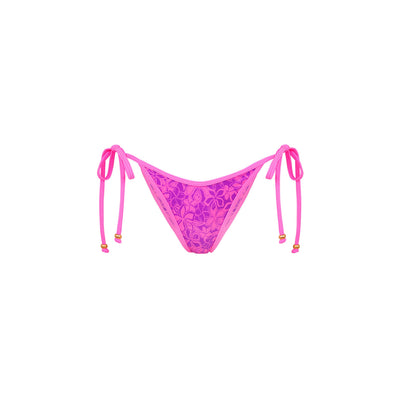 Bind Dipped Cheeky Tie Bikini Bottom - Bubble Berry