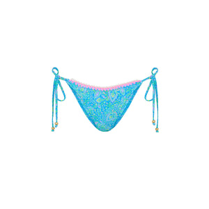 Bas de maillot de bain brésilien à nouer avec détails au crochet - Stargaze