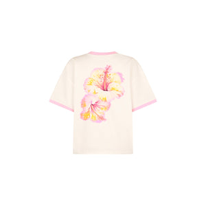 Boyfriend-Bindeshirt – Hibiscus Paradise