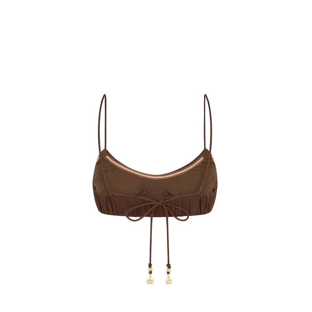 Ruched Bralette Top - Coco