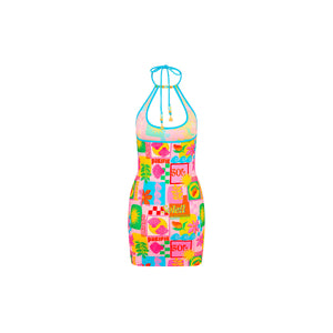 Mini-robe dos nu perlée - Sunkissed Coast