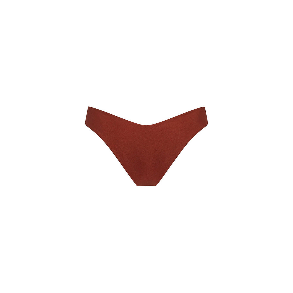Bas de bikini effronté en V - Cannelle et sucre