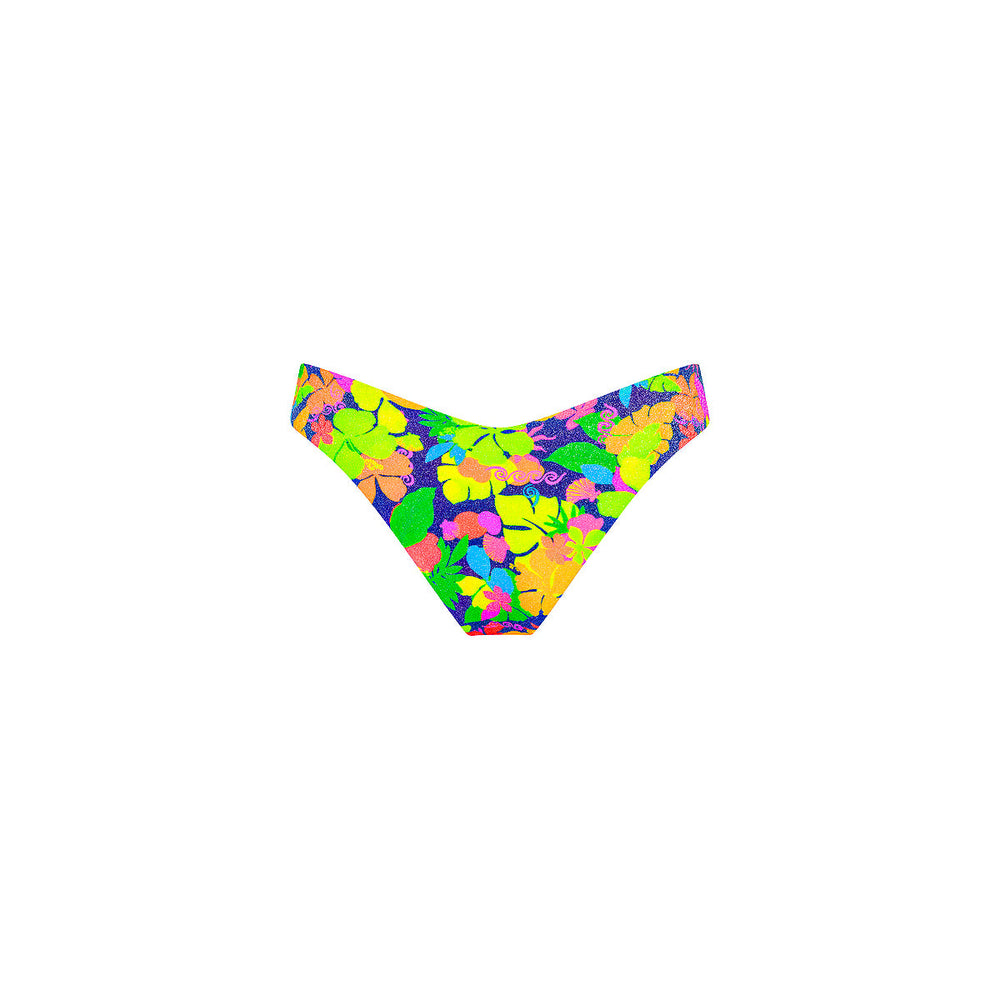 Cheeky V Bikini Bottom - Neon Sunset