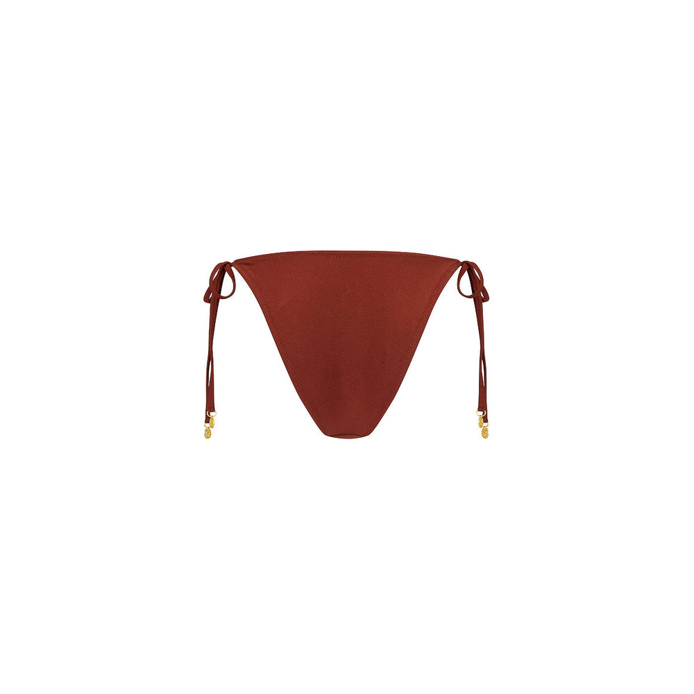 Ring Cheeky Tie Bikini Bottom - Cinnamon Sugar