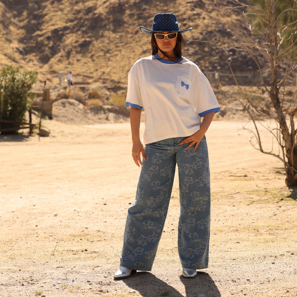Boyfriend Bind Tee - Giddy Up