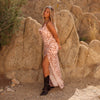 Chiffon Tie Maxi Dress - Cosmic Cowgirl