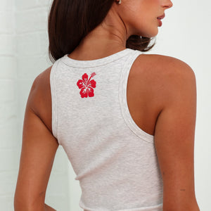Cleo Tank Top - Silver Haze