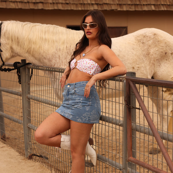 Denim Mini Skirt - Dixie Denim