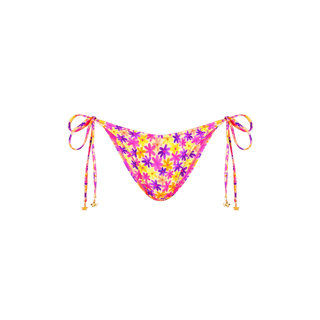 Dipped Cheeky Tie Bikini Bottom - Daisy Dreamer