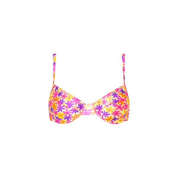 Ditzy Underwire Bra Bikini Top - Daisy Dreamer