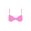 Ditzy Underwire Bra Bikini Top - Pink Diva