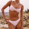 Double Ruffle Underwire Bikini Top - Rosie Posie