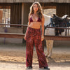 Draw String Resort Pants - Leopard Lasso
