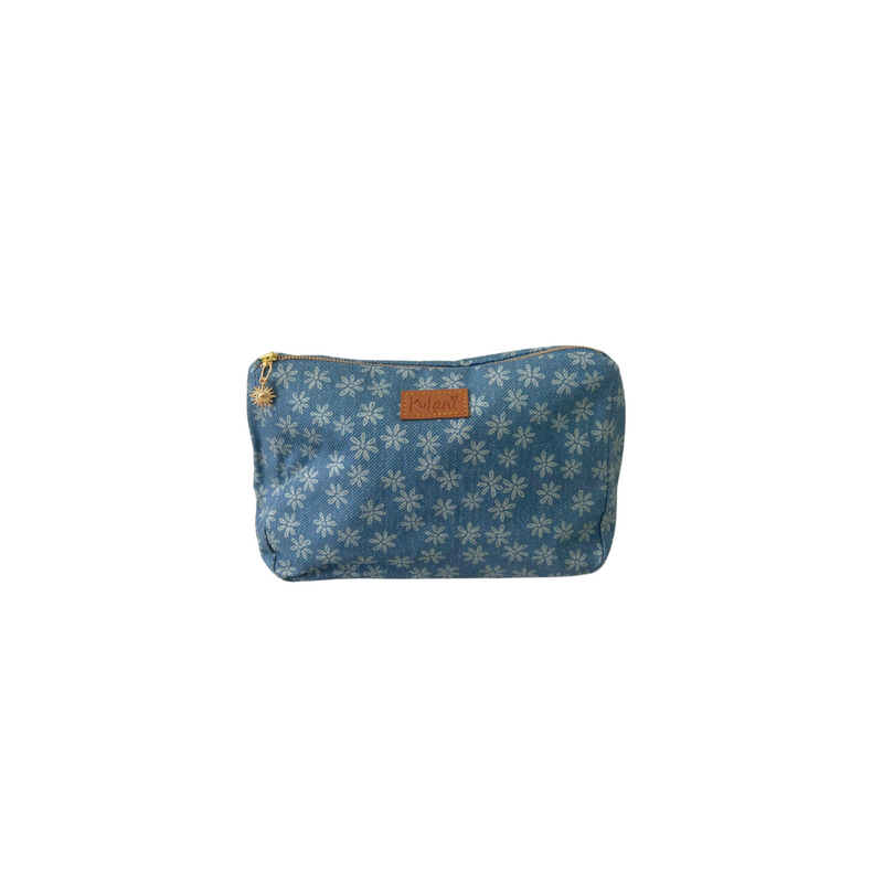 Beach Pouch - Daisy Denim