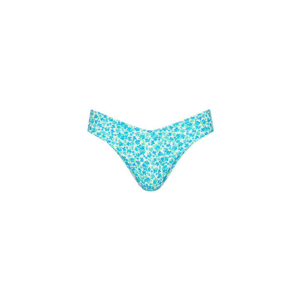 Cheeky V Bikini Bottom - Ocean Aura