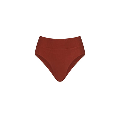 High Hip Cheeky Bikinislip – Zimtzucker