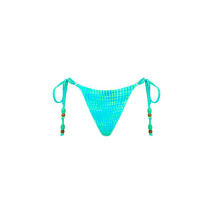 Thong Tie Side Bikini Bottom - Summer Seas