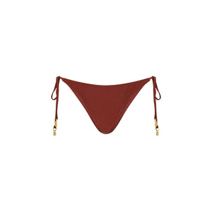 Bas de maillot de bain brésilien entièrement couvrant - Cannelle sucrée