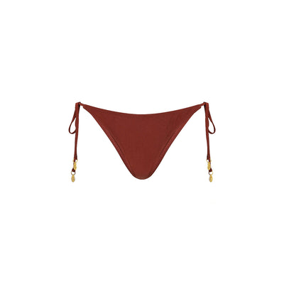 Bas de maillot de bain brésilien entièrement couvrant - Cannelle sucrée
