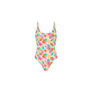 Maillot de bain une pièce échancré - Évasion insulaire
