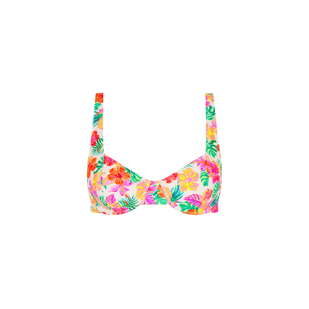 Underwire Bralette Bikini Top - Island Escape