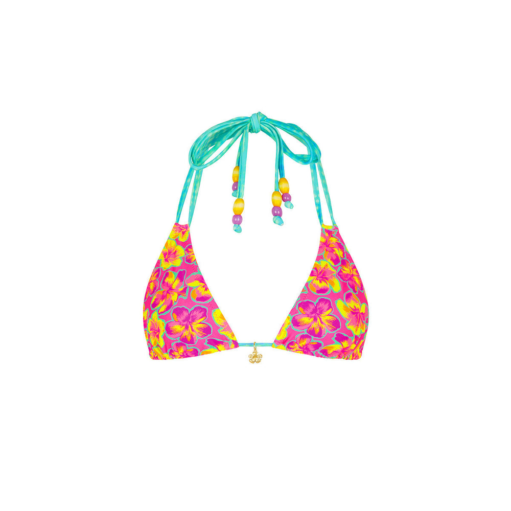 Halter Bralette Bikini Top - Sun Pop