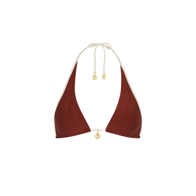 Bandeau-Bikini-Top zum Binden – Zimtzucker