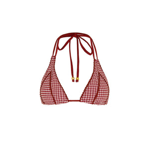 Dekoratives Panel-Neckholder-Bikini-Top – Coco Kisses