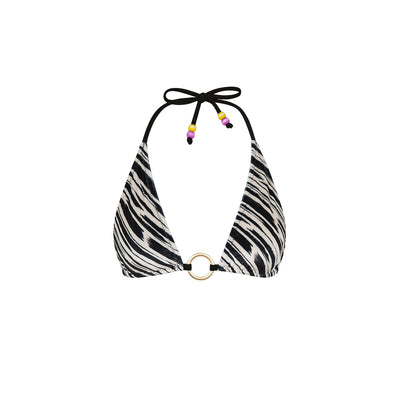 Ring Halter Bikini Top - Wild Honey