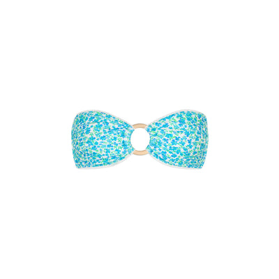 Decorative Strapless Bikini Top - Ocean Aura