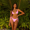 Full Coverage Tie Bikini Bottom - Island Blush