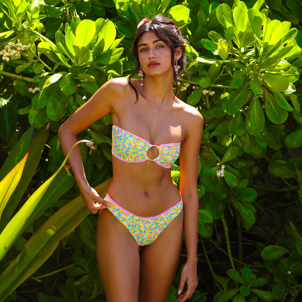 Decorative Strapless Bikini Top - Hula Honey