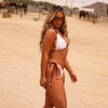 Dipped Cheeky Tie Bikini Bottom - Rosie Posie