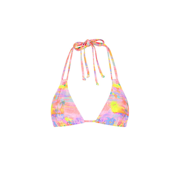 Halter Bralette Bikini Top - Sunset Universe